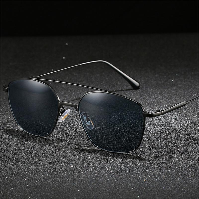 Myopia Glasses Sunglasses For Nearsighted Men Women Alloy Frame UV400 Optional Prescription Spectacles 0 -0.5 To -6.0