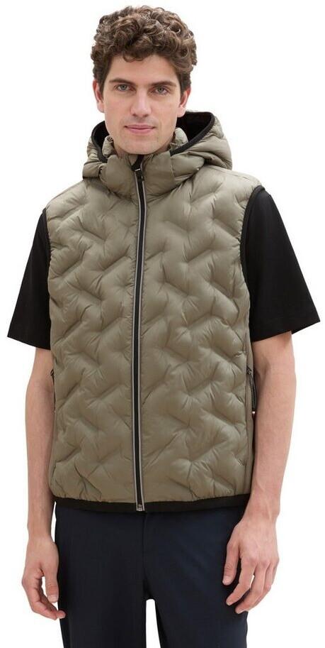 Зимняя куртка Tom Tailor Hybrid Vest Mit Kapuze (1041313) дымчато-оливковый зеленый