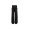 Fashion Minimalist Split Straight Casual Pants Women Bottoms Black J219936