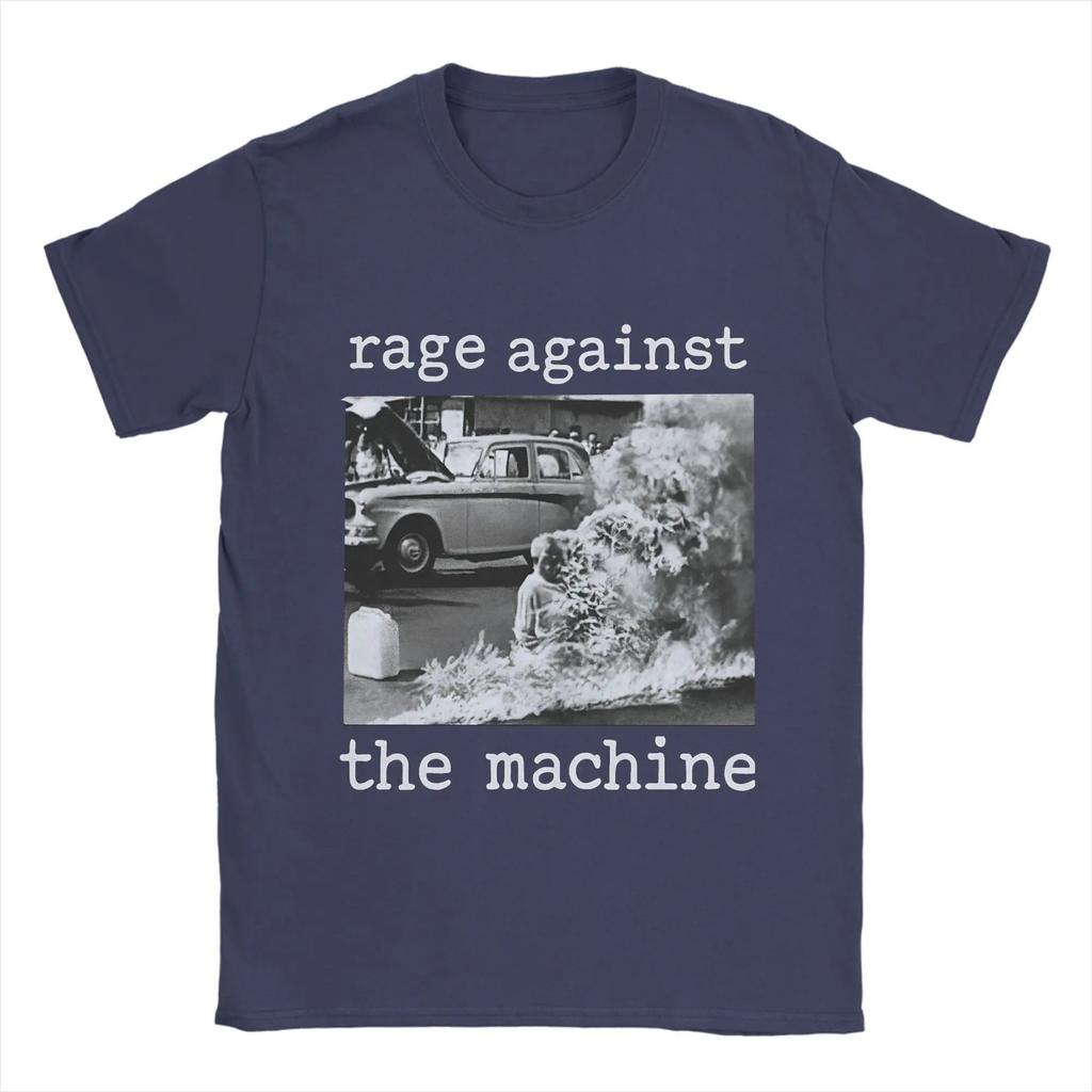 Летняя мода 2026 Модная футболка Мужчины Женщины Rage Against The Machine Футболка Хлопковые Топы Новинка Футболка с коротким рукавом и круглым вырезом Идея для подарка Футболка