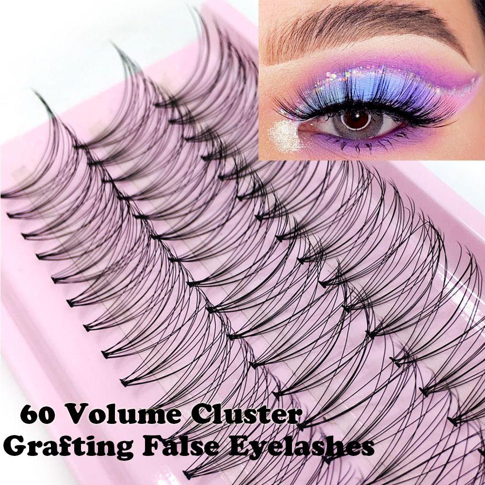 Индивидуальное профессиональное наращивание ресниц Накладные ресницы Длинные натуральные объемные пучки 10D