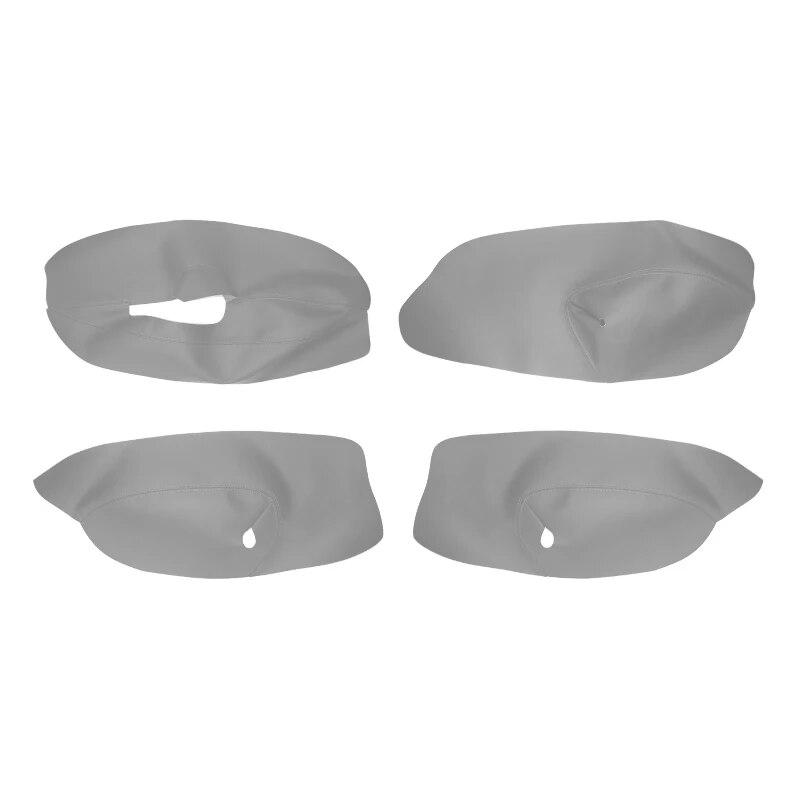 ТОЛЬКО 4-дверный мягкий кожаный дверной подлокотник для VW Golf 4 MK4 Bora Jetta 1999-2005, автомобильный дверной подлокотник, панель кожного покрытия, отделка