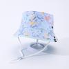 New children's dinosaur fruit windbreak rope cute spring and summer outdoor sunshade basin hat infant bucket hat