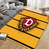 SG Dynamo Dresden logo Flannel Printed Carpet, Home Sofa Decoration for Living Room & Bedroom, Non‑Slip Play Flannel Floor Mat for Game Room