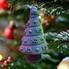 Christmas Tree Ornament Festive 3d Printed Christmas Tree Decorations with Hidden Storage Mini Tabletop Tree Stash for Diy