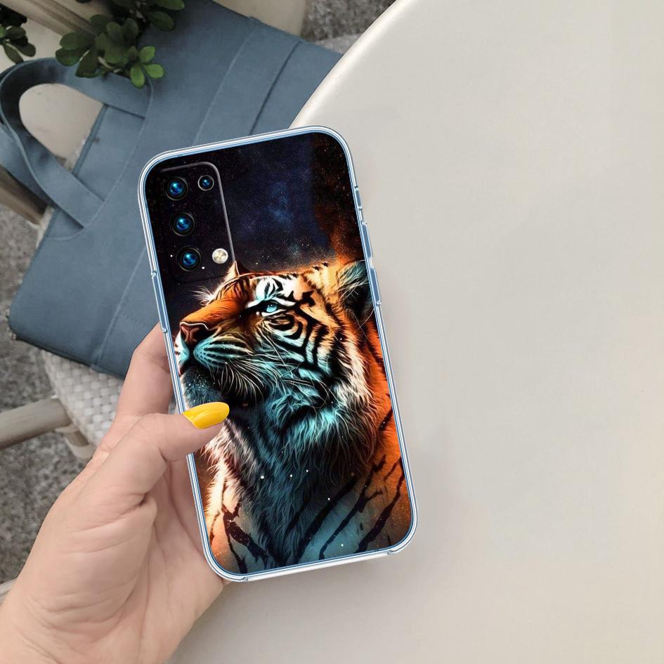 LO6 Чехол для телефона с животным тигром для Motorola Moto G10 G20 G30 G31 G32 G34 G35 G41 G42 G50 G51 G52 G55 G60 G60S G62 G71 G72 G75