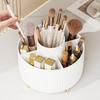 360 Rotating Makeup Brush Holder Desktop Cosmetic Organizer Rotating Desktop Storage Box Portable Lipstick Eyeliner Holder