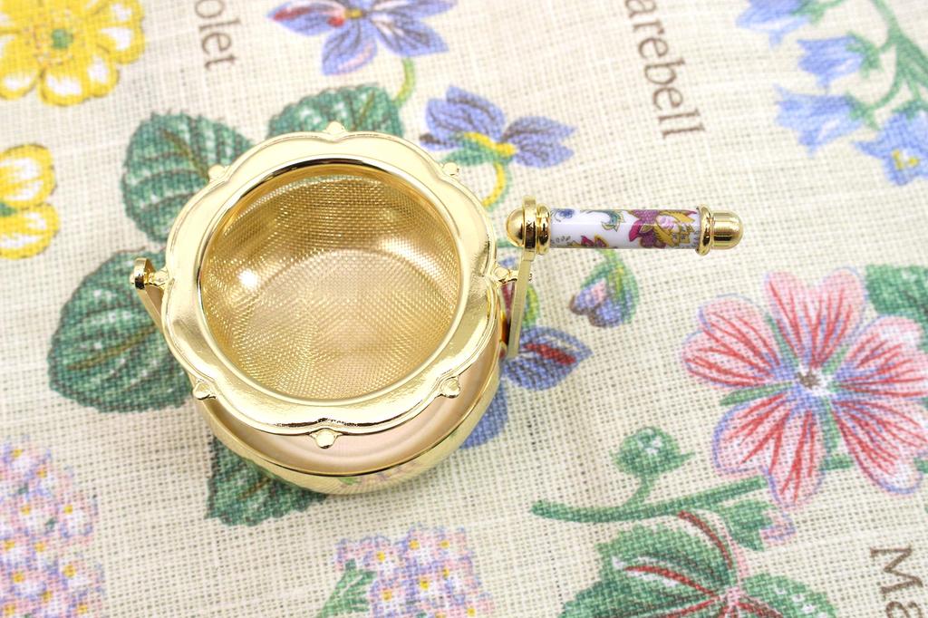 Характеристики вращающегося ситечка для чая Castle Enterprise MINTON Haddon Hall, произведенного в Японии, подарочная упаковка