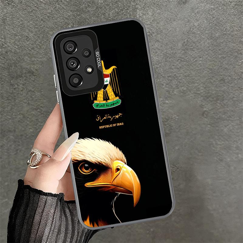Ударопрочный чехол для телефона с изображением флага Ирака для Samsung A17 A16 A15 A14 A37 A57 A36 A56 A26 A35 A55 A25 A34 A54 A24 A13 A23 A33 A53 A0