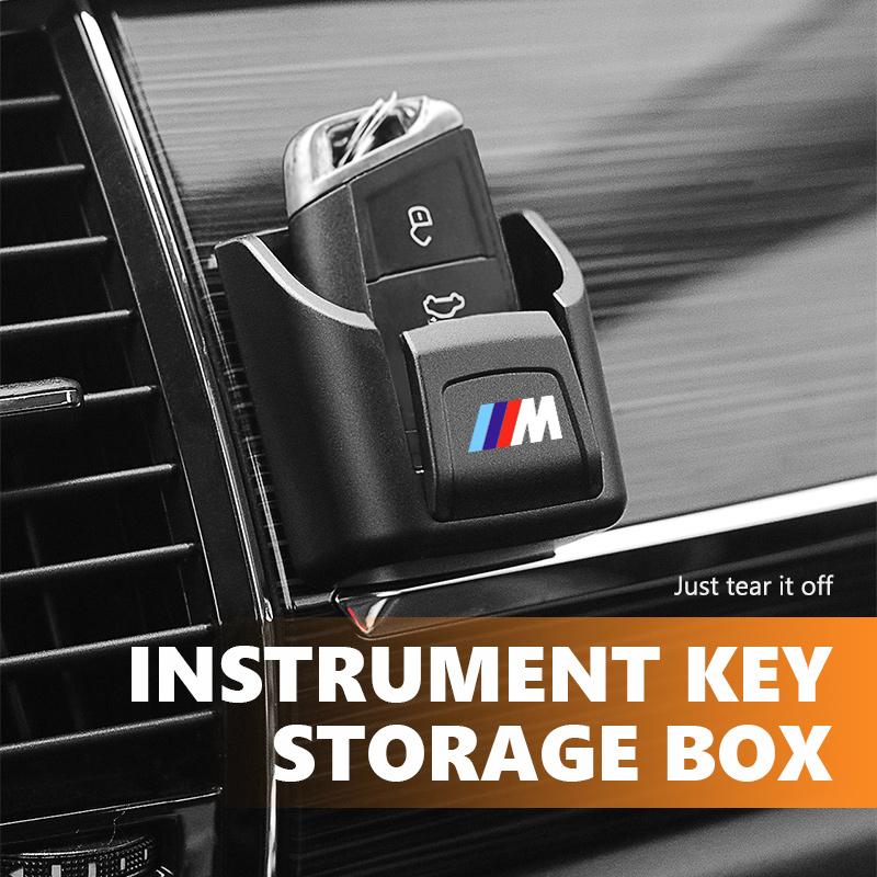 XZFG7 Universal Car Dashboard Phone Key Storage Box Accessorie For BMW 1 3 5 7 Series M F01 F20 F10 F13 E52 E53 E60 E93