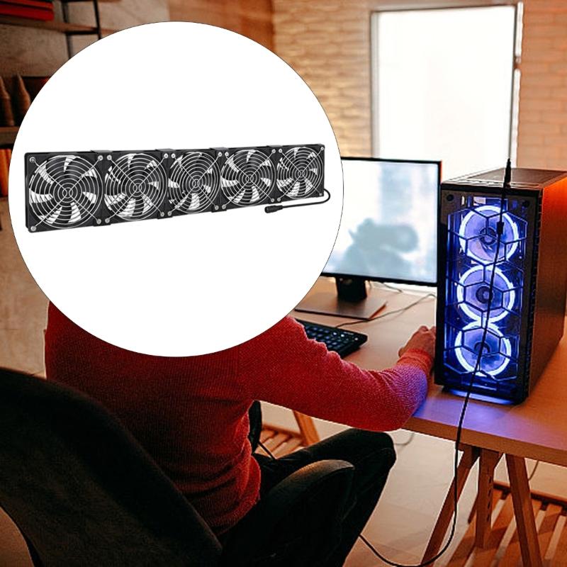 120-мм компьютерный вентилятор с вилкой переменного тока, вентиляторы с большим воздушным потоком и регулятором скорости 100 В 240 В для вентиляции серверного шкафа охлаждения