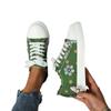 Fashion Women's Sneakers Design Round Toe Flower Print Canvas Sneakers All Match Outdoor Walking White Shoes Women Zapatos Para Mujeres