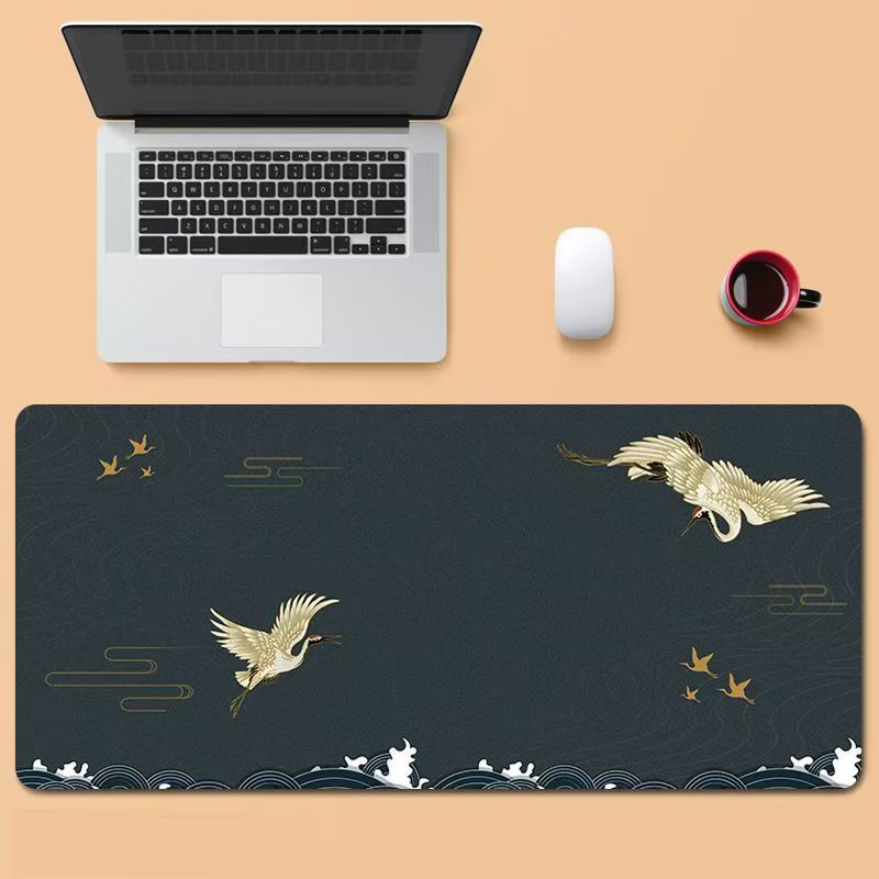 Cartoon Illustration Mouse Pad Oversized Cute Girl Dormitory Computer Table Pad Large Keyboard Pad