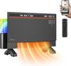 Умный электрический панельный обогреватель 1800 Вт с Bluetooth, RGB-подсветкой, управлением через приложение и голосом, настенный или напольный