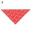 Santa Claus Pet Costume Accessories Printing Bibs Pet Bandana Collar Triangle Scarf Dog Cat