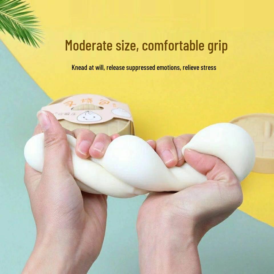 Трансграничные игрушки-антистресс: Жидкое тесто из яичного желтка, Вентиляционное отверстие для гамбургера и Чашка для белки. Медленное восстановление формы, щипайте и сжимайте для снятия стресса.