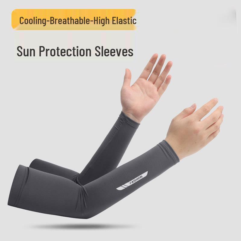 Unisex Anti-UV Ice Arm Sleeves for Summer Driving & Cycling