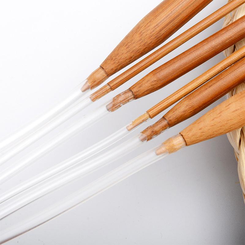 1 шт. Аксессуары для вязания Кольцо Вязание Бамбуковые спицы с двойным наконечником Крючок Пряжа DIY