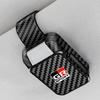 ADF3   Car Sun Visor Carbon Glasses Sunglasses Clip Holder case Storage for Toyota RAV4 Hilux Corolla Yaris Cross GR SPORT accessories