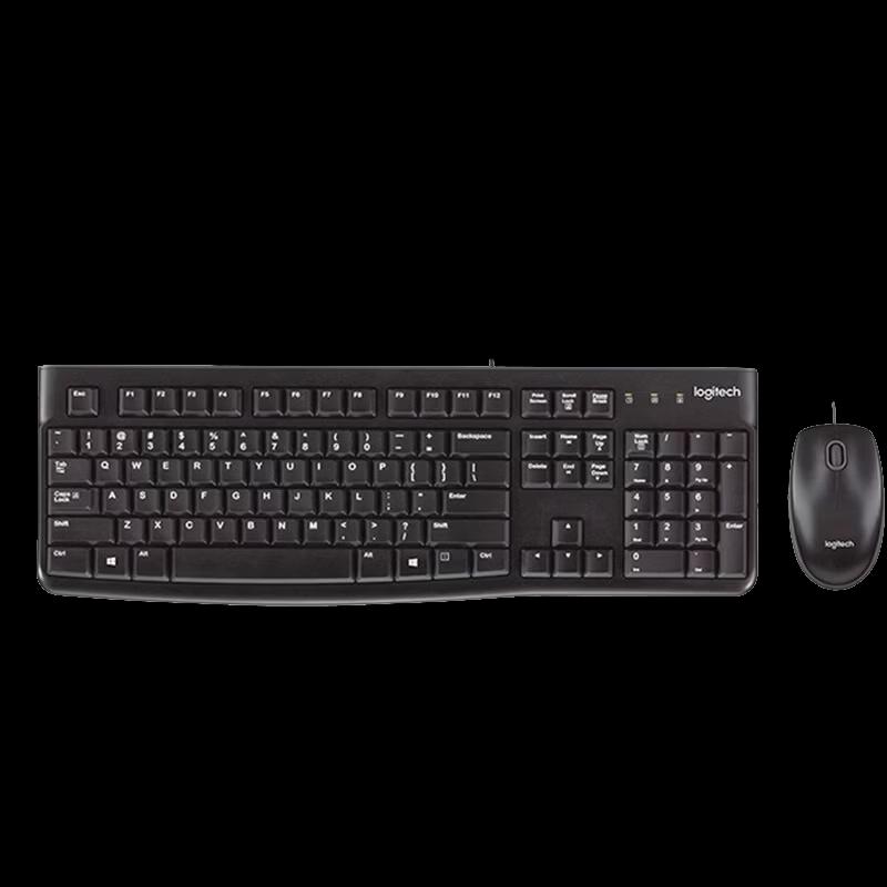 Проводная клавиатура и мышь Logitech MK120