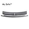 AQ2 For BYD TANG EV TANG 2024 2025 2026 Car Carbon Fiber ABS Rear Bumper Door Sill Plate Stickers Protector Cover Trim Accessories