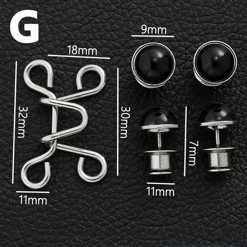 Tighten Waist Artifact Nail-free Adjustable Snap Waist Buckle Detachable Brooch Fixed Button