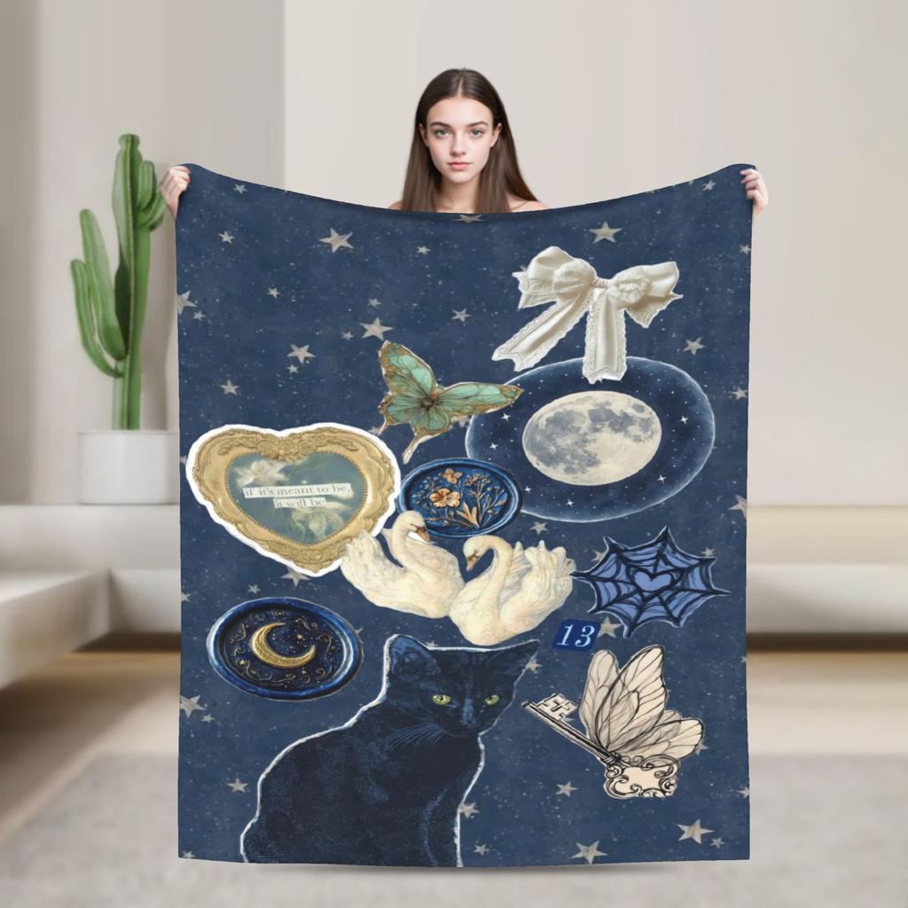 Holly Humberstone Cruel World Warm Soft Blanket Travel Plush Bedding Throws Fluffy Couch Chair Flannel Bedspread Sofa Bed Cover