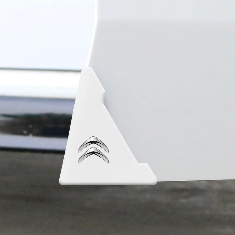 2x Car Door Corner Bumper Security Protection Stickers for Citroen C1 C2 C3 C4 C5 C6 C8 C4L DS3 DS4 DS5 DS5LS Car Accessories aia256