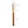 Rownyeon Makeup Brush, CM160 Angled Tongue Shaped Blush Brush, 1 Pack