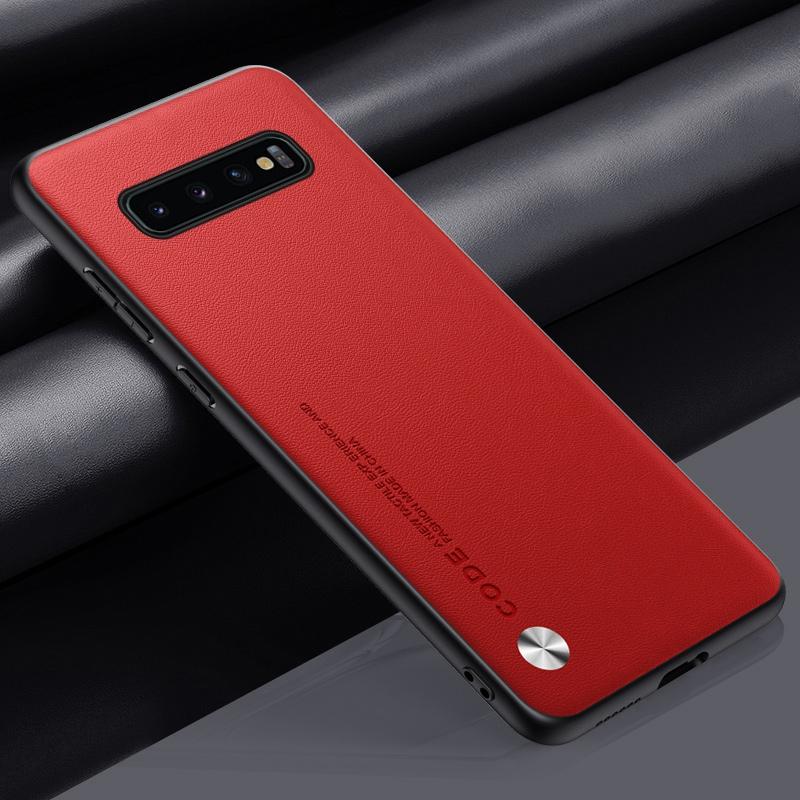 Роскошный чехол из искусственной кожи для Samsung Galaxy S10 Plus S10Plus, матовый силиконовый защитный чехол для телефона Samsung S10 5G Coque