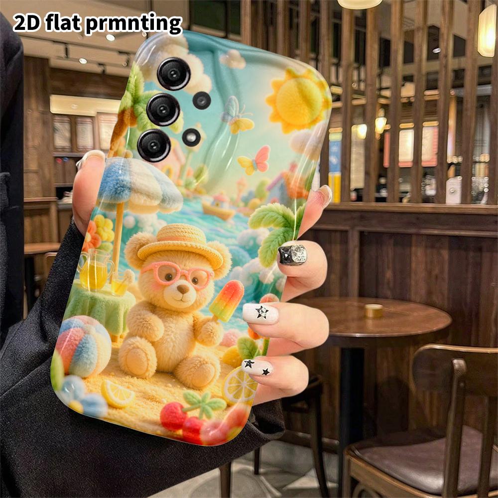 Phone Case: 2D flat, fits Samsung Galaxy A34 A35 M05 M06 S20 S22 S21 FE Plus 5G protective case, perfect for beach vacations, Christmas, and Halloween