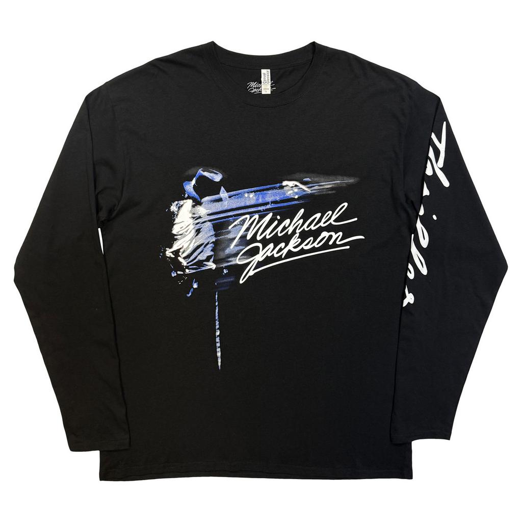 Michael Jackson Unisex Adult Thriller Back Print Long-Sleeved T-Shirt