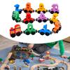 Wooden Train Set Color Sorting Toy for Toddlers 1 2 3 4 Years Old Girls Boys