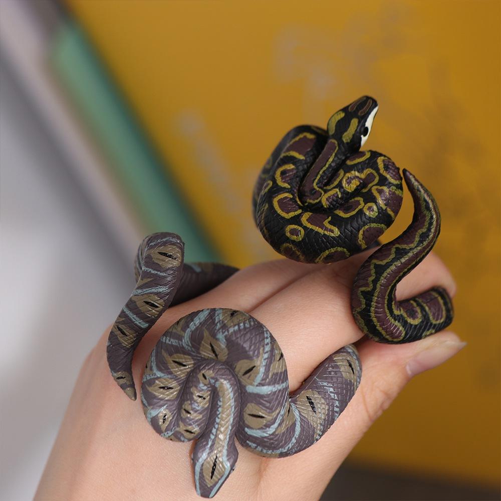 Boys Girls Funny Fun Prank Animal Model Python Snake Tricky Simulation Animal Model Simulation Snake Gift For Friends