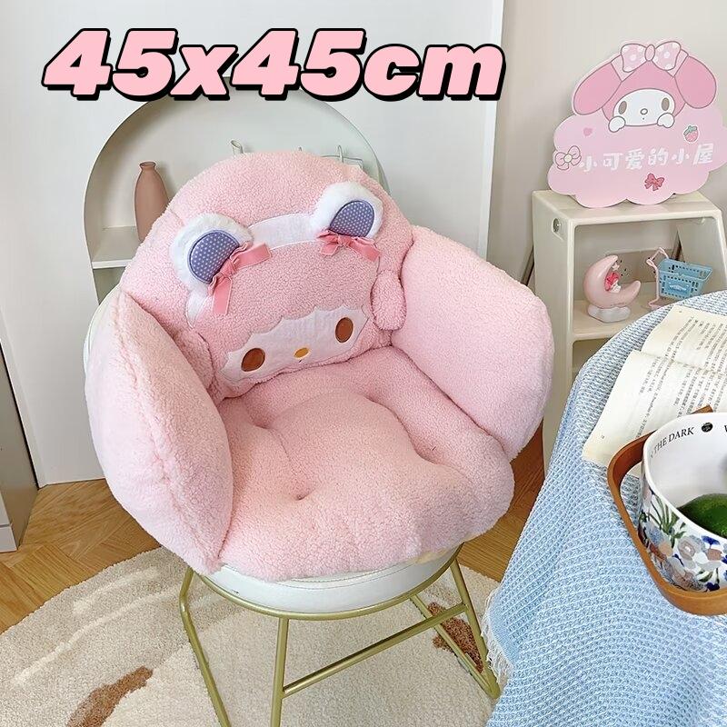 Милая подушка-сиденье Sanrio My Melody Sweet Piano Сиденье Подушка Милая и Очаровательная Плюшевая Аниме Подушка для Спины Нежная Уютная Подушка Диван