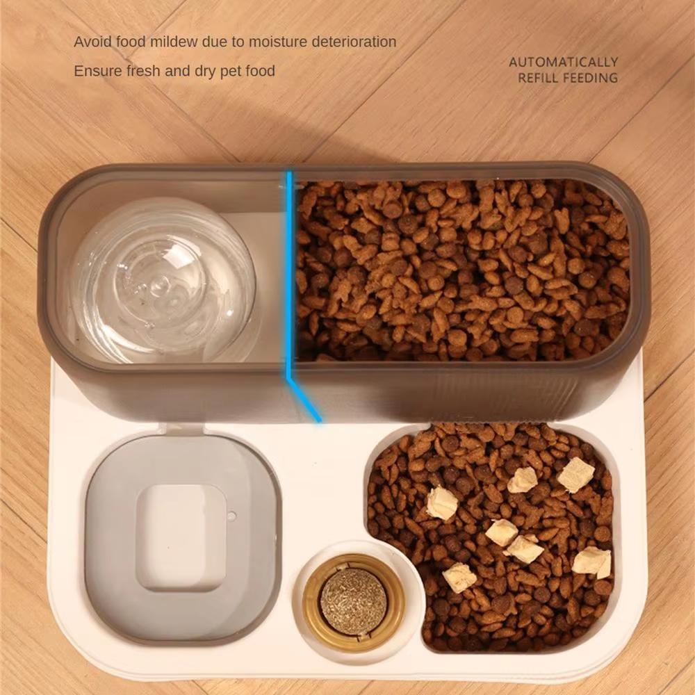 Большая емкость для автоматической кормушки для кошек, диспенсер для воды, контейнер для влажной и разделительной еды для собак, миска для питьевой воды, товары для животных