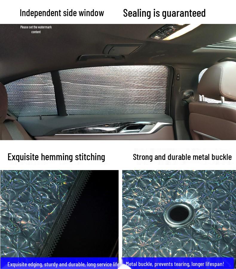 Qin/Han/Song/Dolphin/Seagull Yuan Tang Car Sunshade: Heat Insulation Visor for Front, Side, and Rear Windows.