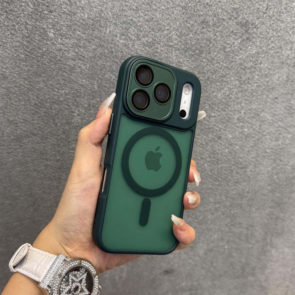 Роскошный Магнитный Прозрачный Бампер Чехол Для iPhone 17 16 15 14 13 12 Pro Max 16 Plus 17Pro 17 Air Для Magsafe Матовый Бронированный Чехол