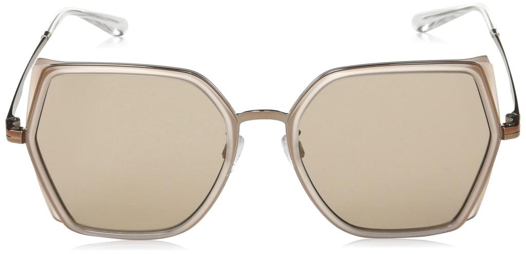 Солнцезащитные очки Emporio Armani EA2142D Опаловое золото Коричневая линза 56 Розовая/Розовая оправа/Свет