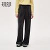Teenie Weenie Women's Spring Chenille Loose Straight-Leg Casual Pants