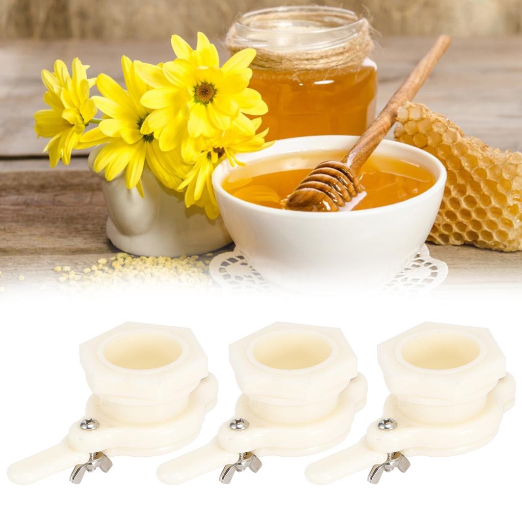 3Set Honey Tap Gate Valve Tools Honey Extractor Accessory Beekeeping Equipment Supply