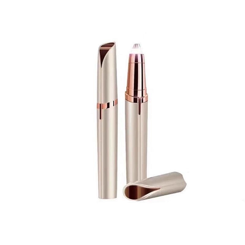 Перезаряжаемый электрический триммер для бровей: Автоматический триммер и безопасная бритва для мужчин и женщин