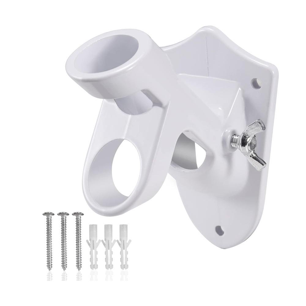 Flag Pole Holder 1'' Two-Position Iron Cast Rust Free Mounting Bracket for House