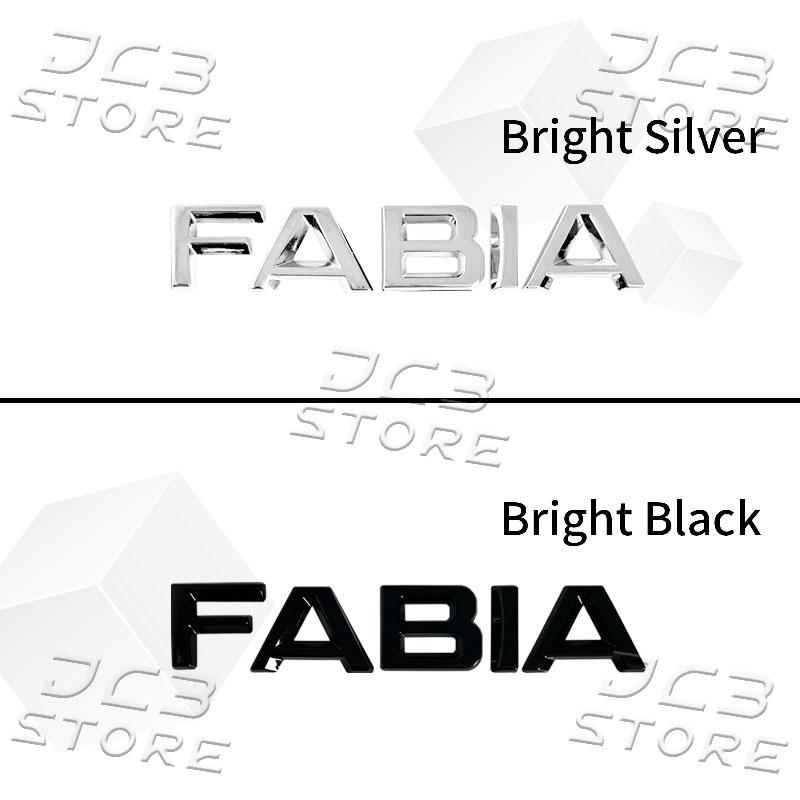 AAABV1 3D Car Styling Metal Rear Trunk Body Sticker For Skoda Octavia Kodiaq Superb Fabia Kamiq Yeti 4x4 Logo Auto Accessories
