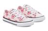 Converse Кеды Chuck Taylor All Star Low top Детские Канвас Вышивка Розовый Белый 671287C