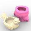 Silicone Candle Holder Moulds Bird Shaped Candle Cup Molds Candle Stand Moulds Perfect Gift for DIY Crafts Enthusiasts