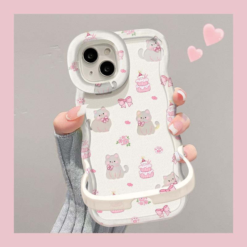 Подходит для Apple 15plus Чехол для мобильного телефона iPhone 14pro Cute Hollow Koala 13 Невидимый двойной кронштейн Силиконовый X