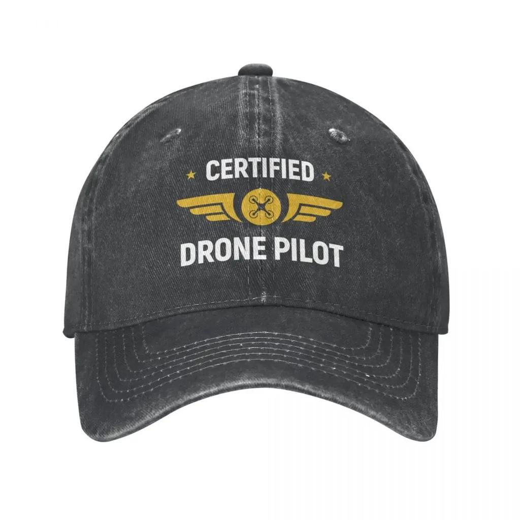 Certified Drone Cowboy Hat Tea Hat Black Luxury Hat Golf Men Women's