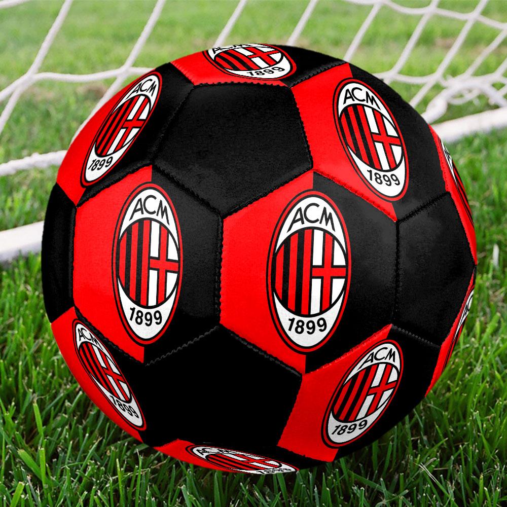 Футбольный мяч AC Milan Размер 5 Цветной Машинная строчка ПВХ Готов к соревнованиям Прочный Высокий отскок
