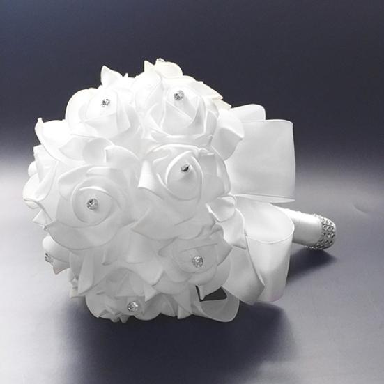 1 букет невесты, свадебная вечеринка, подружка невесты, декор из стразов, искусственный цветок из пенопласта